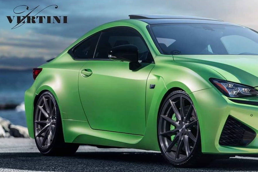 19" VERTINI RF1.1 19X8.5 TITANIUM FORGED CONCAVE WHEELS RIMS FITS ACURA TL