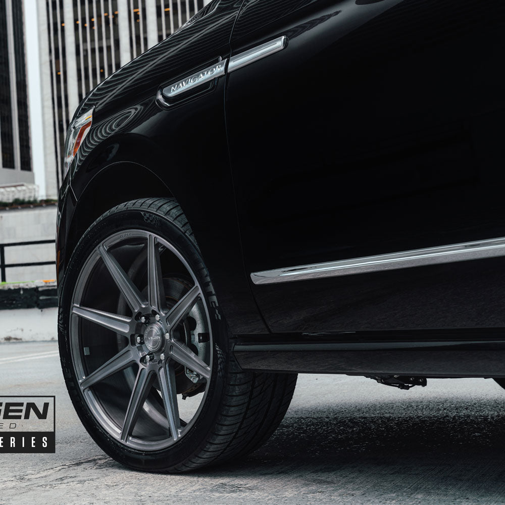 20" Velgen VFT8 Black 20x10 Forged Concave Wheels Rims Fits Lincoln Navigator