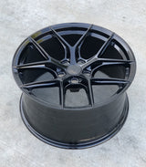 19/20" Avant Garde M580R Black 19x8.5 20x11 Wheels Rims Fits Chevy Corvette C8