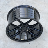 20/21" Avant Garde M580R Black 20x9 21x12 Wheels Rims Fits Chevrolet Corvette C8
