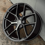 20/21" Avant Garde M580R Dark Graphite 20x9 21x12 Wheels Rims Fits Corvette C8
