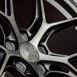 20/21" Avant Garde M580R Dark Graphite 20x9 21x12 Wheels Rims Fits Corvette C8