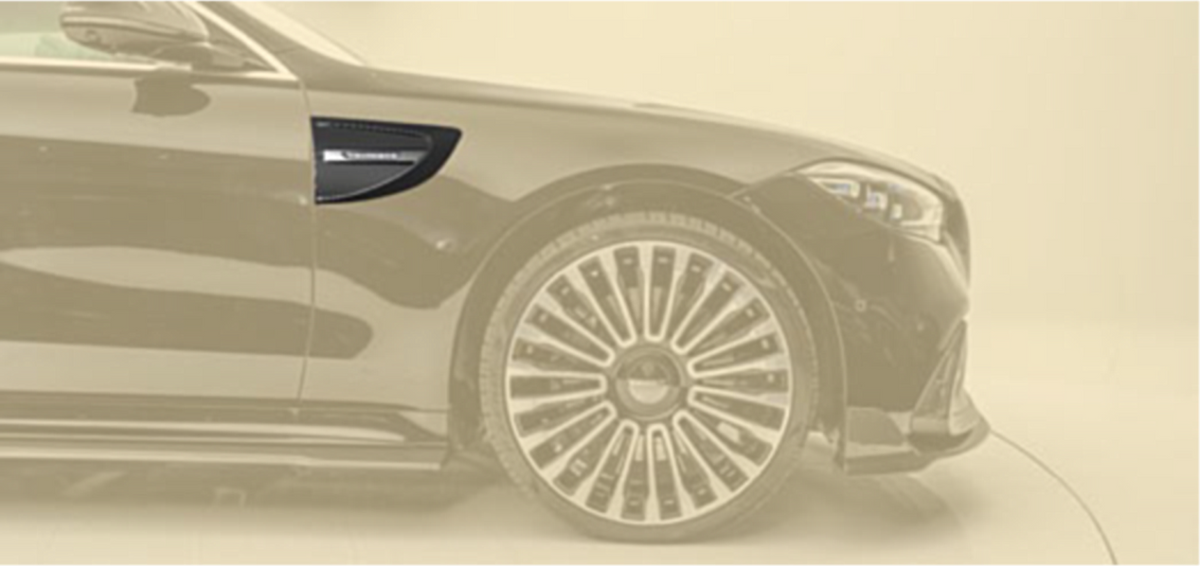 MANSORY Carbon Soft Front Fender Air Outlets for Mercedes-Benz S-Class W223 (2021+)