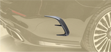 MANSORY Carbon Rear Bumper Air Outlet Splitters for Mercedes-Benz S-Class W223 (2021+) - image 2