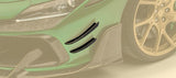 MANSORY Carbon Fiber Front Race Flaps for Ferrari F8 Tributo / F8 Spider - view 2