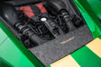MANSORY Carbon Fiber Engine Logo Panel for Ferrari F8 Tributo / Spider (2020-2023)