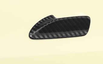 MANSORY Carbon Fiber Outer Door Handles for Ferrari F8 Tributo / Spider (2020-2023)