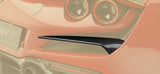 MANSORY Carbon Fiber Rear Bumper Air Outtake Splitters for Ferrari F8 Tributo / Spider (2020-2023) - image 2
