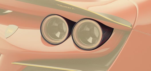MANSORY Carbon Fiber Tail Light Covers for Ferrari F8 Tributo / Spider (2020-2023) - image 2