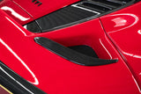 MANSORY Carbon Fiber Rear Spoiler Splitters for Ferrari F8 Tributo / Spider (2020-2023)