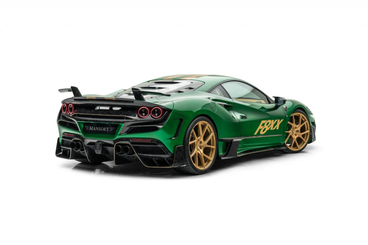 MANSORY Carbon Fiber Rear Spoiler with Wing for Ferrari F8 Tributo / Spider (2020-2023)
