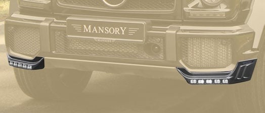 MANSORY Carbon Front Spoiler with LED for G63 / G65 AMG for Mercedes-Benz G-Class W463 (2002-2018)