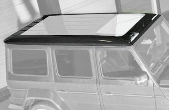 MANSORY Carbon Roof Cover with Position Lights for Mercedes-Benz G-Class W463 (2002-2018)