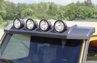 MANSORY Carbon Roof Panel with 4 Position Lights for Mercedes-Benz G-Class W463 (2002-2018)