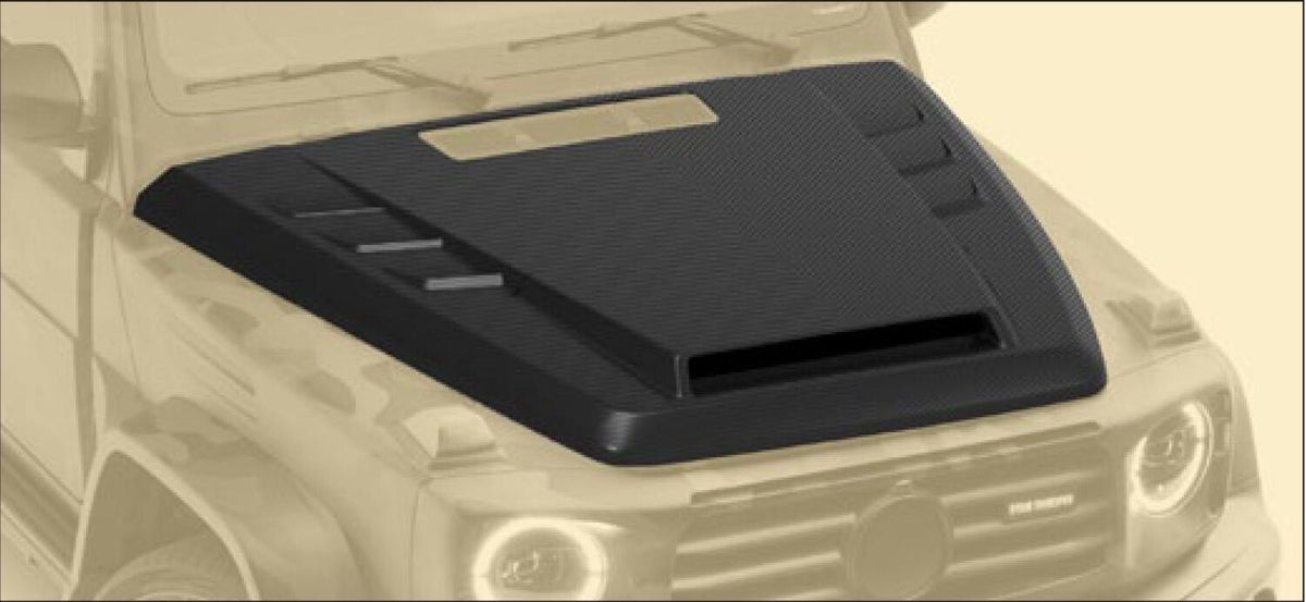 MANSORY Carbon Engine Bonnet with Air Intake for Mercedes-Benz G-Class W463A (2019-2024)
