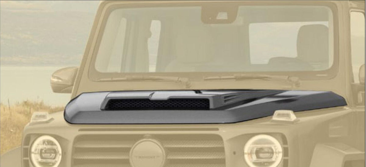 MANSORY Carbon Engine Bonnet II with Dual Air Intakes for Mercedes-Benz G-Class W463A (2019-2024)