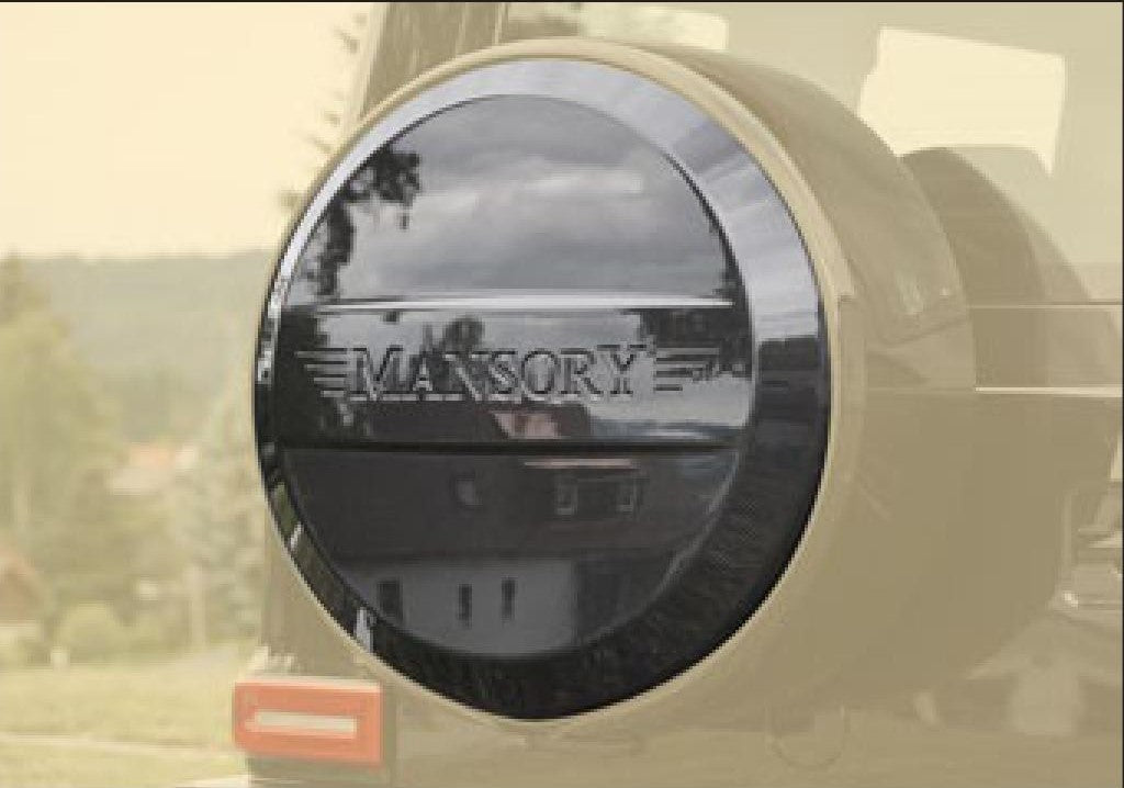 MANSORY Carbon Spare Tire Cover II with 3D Logo for Mercedes-Benz G-Class W463A (2019-2024)