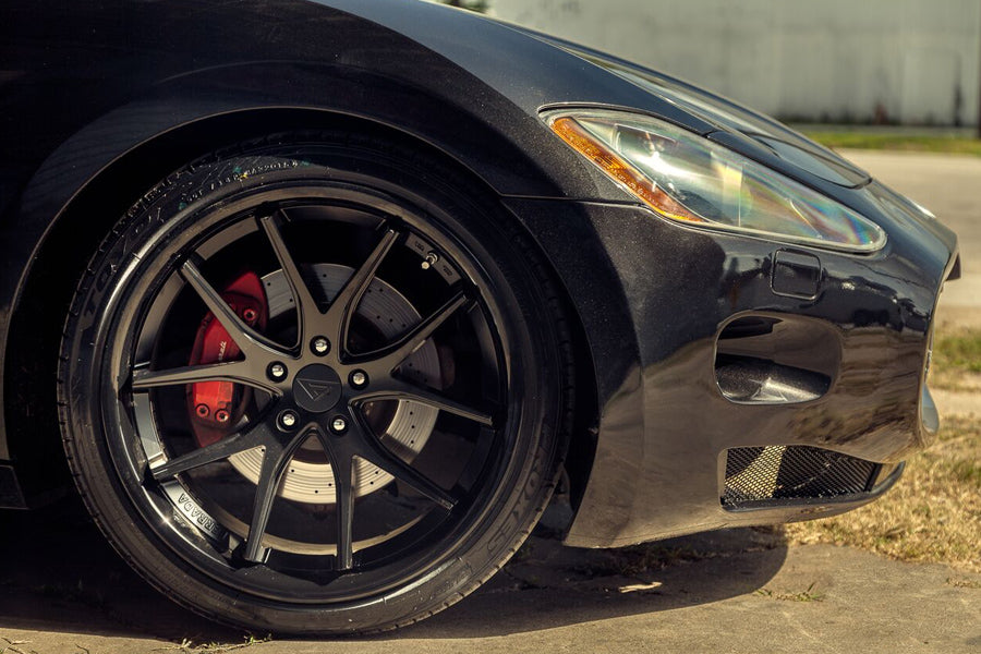 20" FERRADA FR2 BLACK CONCAVE WHEELS RIMS FITS NISSAN 370Z