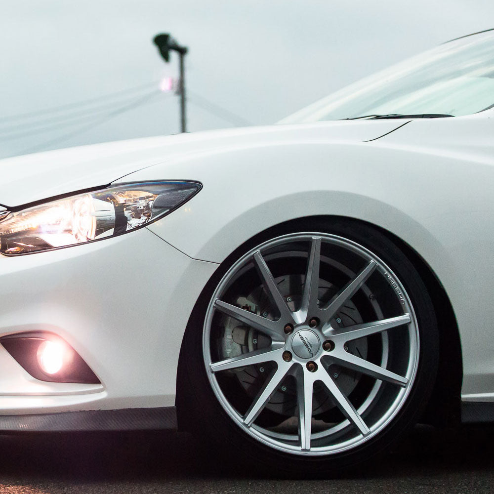 19" Vossen VFS-1 Silver 19x9.5 19x10.5 Forged Wheels Rims Fit Infiniti G35 Coupe