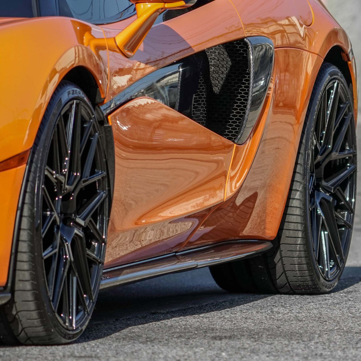 20" 21" ROHANA RFX10 BLACK CONCAVE WHEELS RIMS FITS MCLAREN 570S 570GT 650S