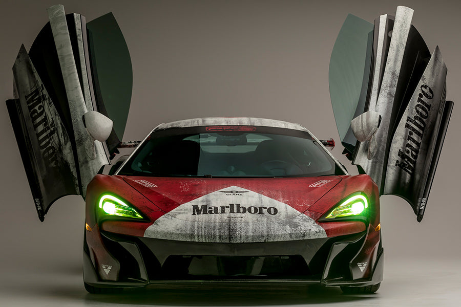 Vorsteiner 570-VX Front Bumper with Front Carbon Fiber Spoiler fits McLaren 570S