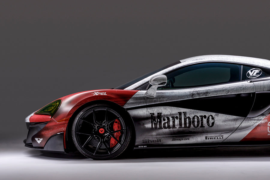 Vorsteiner 570-VX Front Bumper with Front Carbon Fiber Spoiler fits McLaren 570S