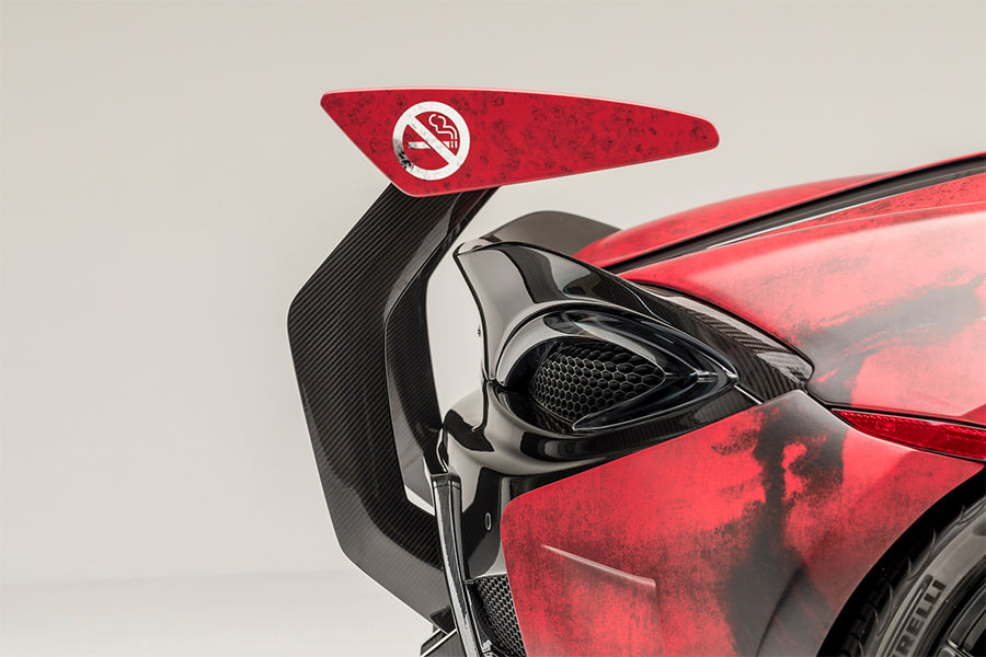 Vorsteiner 570-VX Aero Carbon Fiber Wing Blade with Uprights fits McLaren 570S