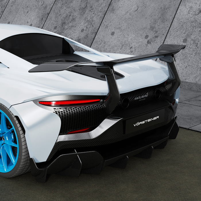 Vorsteiner Aero Carbon Fiber Rear Wing 2x2 Satin Fits McLaren Artura