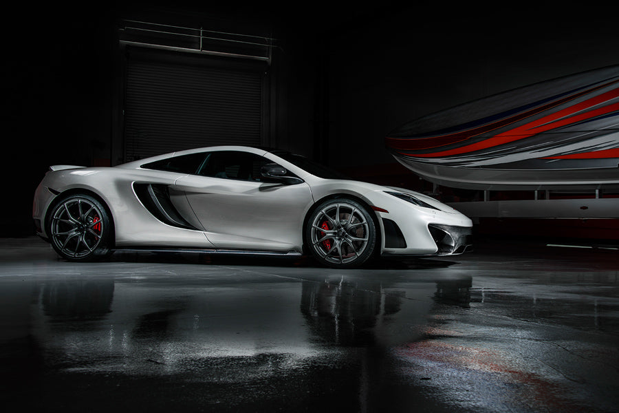 Vorsteiner V-MC Aero Side Blades Carbon Fiber Fits McLaren MP4 VX Coupe Spyder