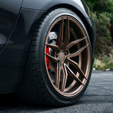 20" FERRADA F8-FR5 BRONZE CONCAVE WHEELS RIMS FITS DODGE CHARGER RT SE SRT8