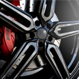 20" Vossen HF1 Black 20x9 20x10.5 1214 Concave Wheels Rims Fits Benz SL550 SL63