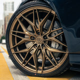 19" Rohana RFX17 Bronze Forged Concave Wheels Rims Fits Lexus IS250 IS350