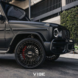 22" MV Forged MVF40 Black 22X10 Concave Wheels Rims Fits Audi Q7 SQ7