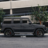 24" MV Forged MVF40 Black 24x10 Wheels Rims Fits Mercedes W463 G500 G550 G63