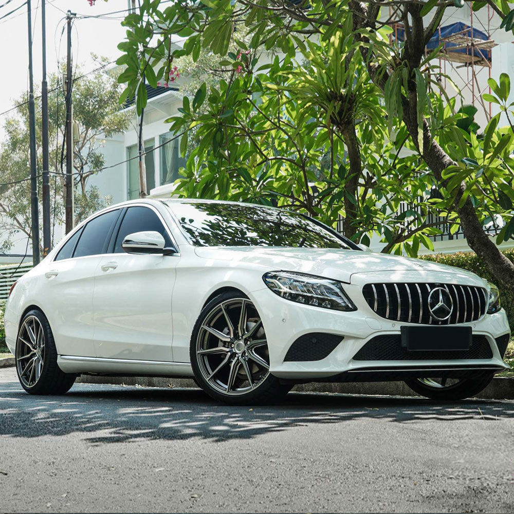 22" Vossen HF3 Grey 22X9 22X10.5 1245 Concave Wheels Rims Fits Mercedes-Benz S40