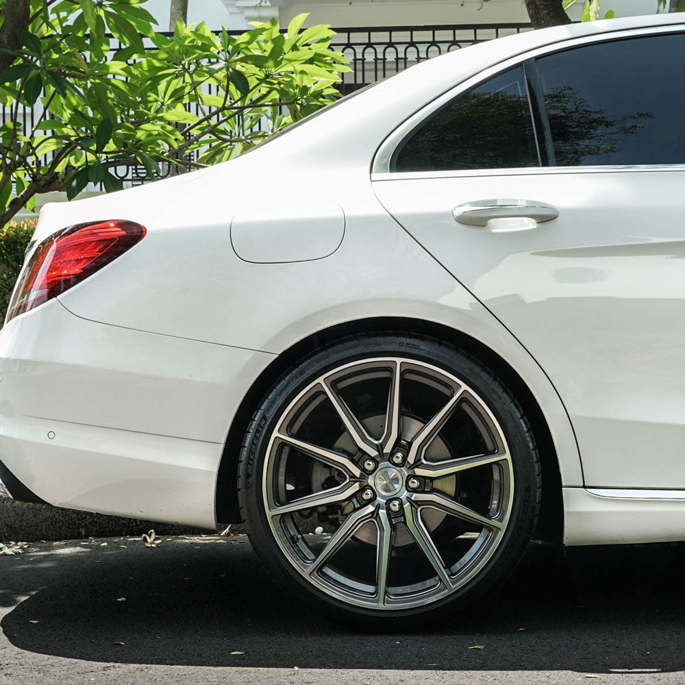 21" Vossen HF3 Grey 21X9 21X10.5 1192 Concave Wheels Rims Fits Mercedes-Benz CL5