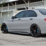 19" HRE FF11 Black 19x8.5 Concave Wheels Rims Fits Mercedes-Benz C250 C300 C350