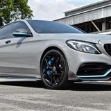 19" HRE FF11 Black 19x8.5 Concave Wheels Rims Fits Mercedes-Benz C250 C300 C350
