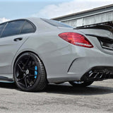 19" HRE FF11 Black 19x8.5 Concave Wheels Rims Fits Mercedes-Benz C250 C300 C350