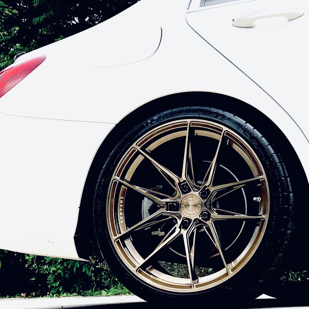 20" Vertini RFS1.8 Black 20x9 20x10.5 Concave Wheels Rims Fits Jaguar F-Type