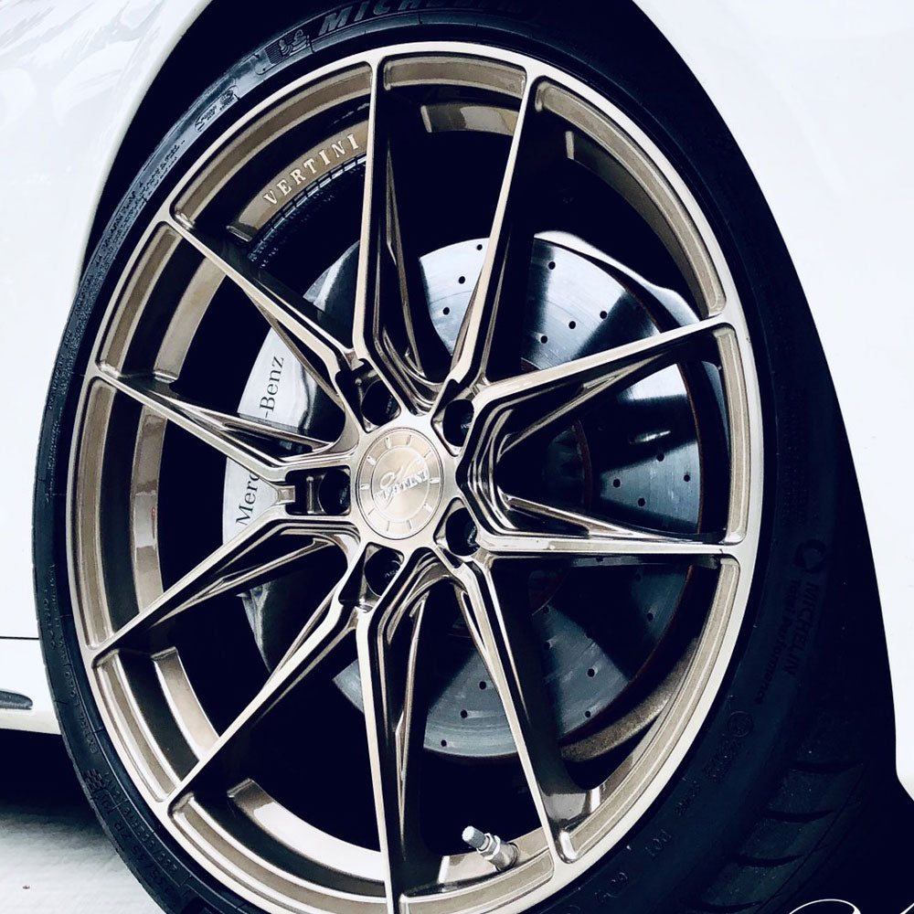20" Vertini RFS1.8 Black 20x9 20x10.5 Concave Wheels Rims Fits Jaguar F-Type
