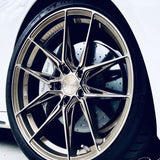 20" Vertini RFS1.8 Black 20x9 20x10.5 Concave Wheels Rims Fits Jaguar F-Type