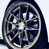 20" Vertini RFS1.8 Silver 20x10 20x11 Concave Wheels Rims Fits Ford Mustang GT