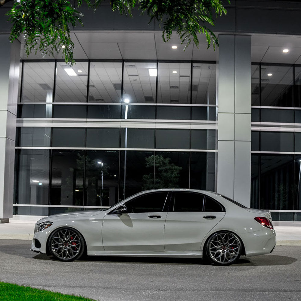 19" Vossen HF2 Grey 19X9.5 19X9.5 1095 Concave Wheels Rims Fits Audi B8 A4 S4 Qu