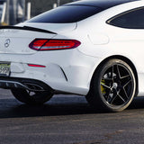 19" HRE FF11 Black 19x8.5 Concave Wheels Rims Fits Mercedes-Benz C250 C300 C350