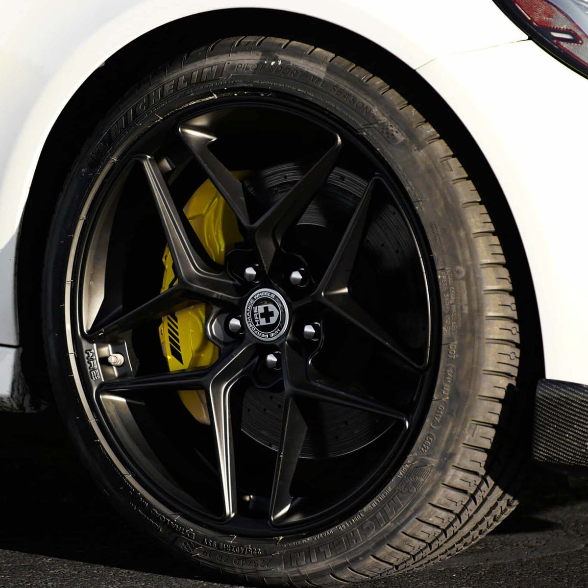 19" HRE FF11 Black 19x8.5 Concave Wheels Rims Fits Mercedes-Benz C250 C300 C350