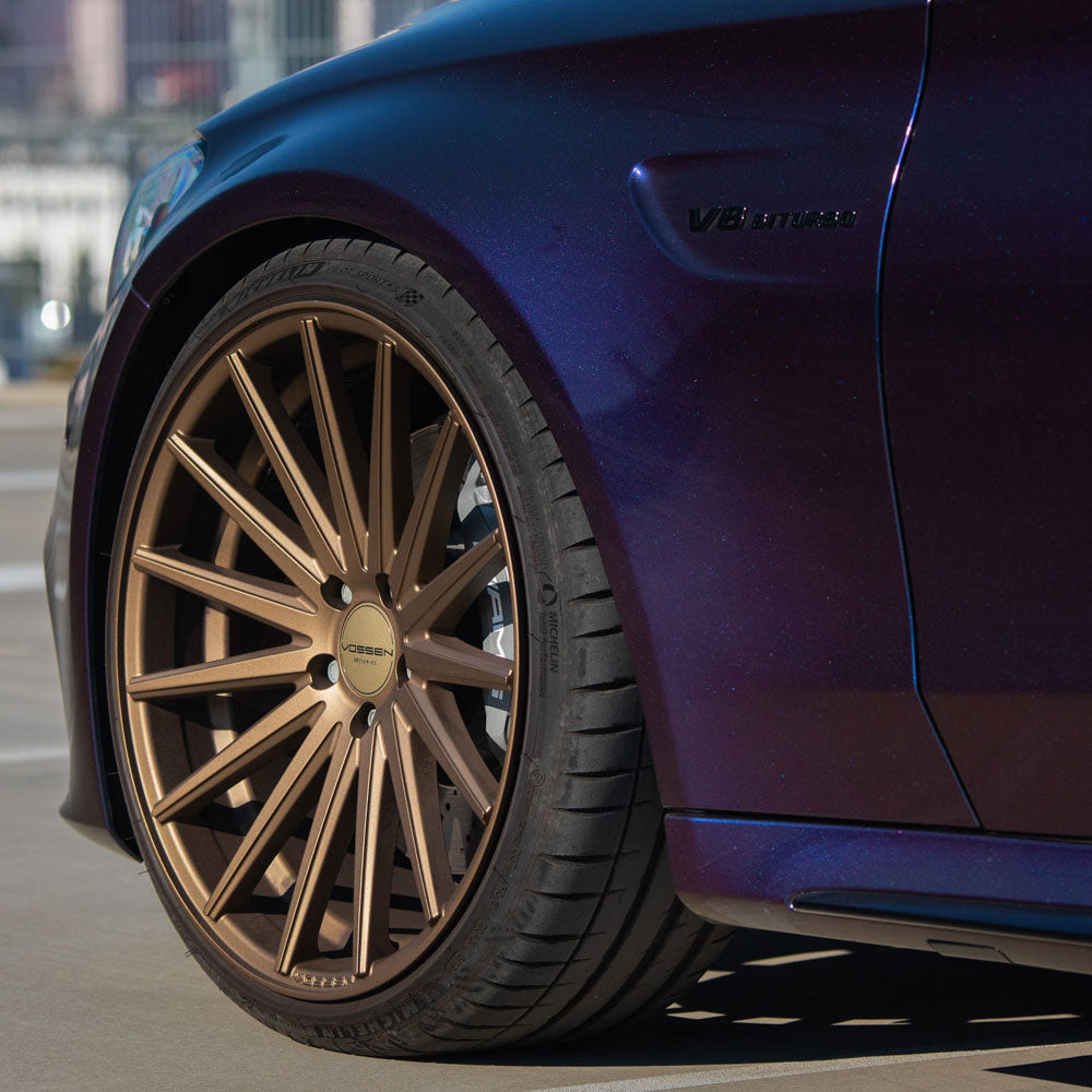 22" Vossen VFS-2 Bronze 22x9 22x10.5 Forged Wheels Rims Fits Bentley Continental