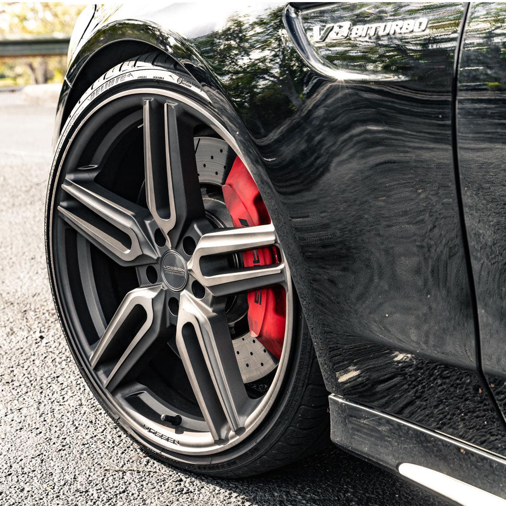 20" Vossen HF1 Grey 20x9 20x10.5 1272 Concave Wheels Rims Fits Benz SL500 SL550