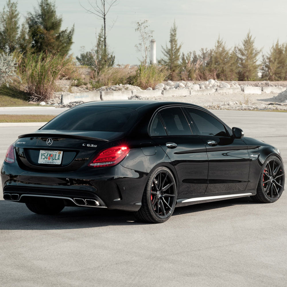 19" Vossen HF3 Black 19X8.5 19X9.5 1381 Concave Wheels Rims Fits Mercedes-Benz S