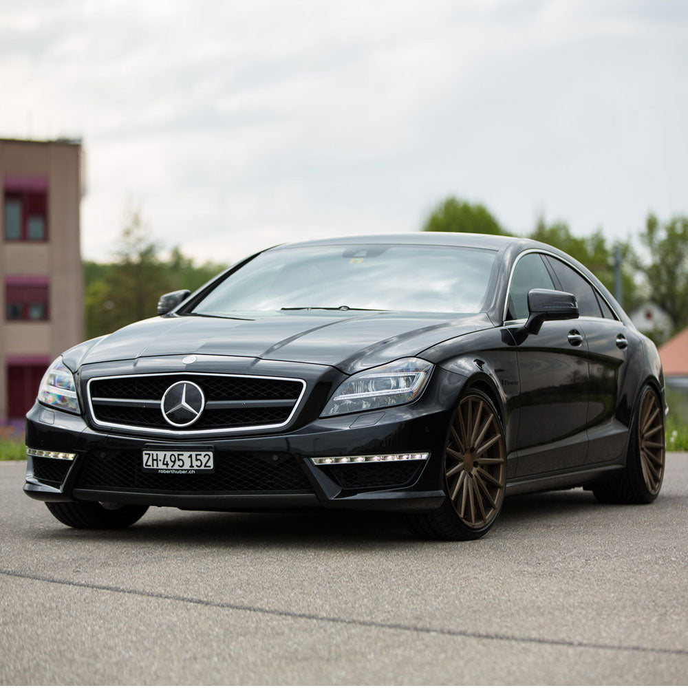 20" Vossen VFS-2 Black 20x9 20x10 Forged Wheels Rims Fits Benz CL500 CL600 CL55